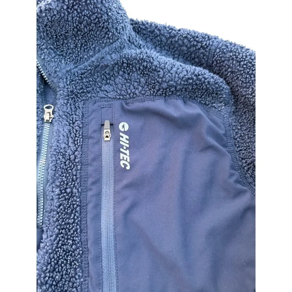 Hi-Tec Quarter Zip Fleece - Navy Blue - Size M